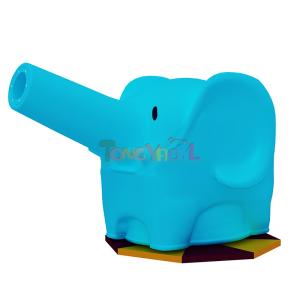 Soft Play Pitching Machine Blue Indoor Playground Facilities Unisex