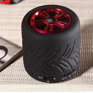 Portable bluetooth speaker in tyre shaped mini bluetooth speaker
