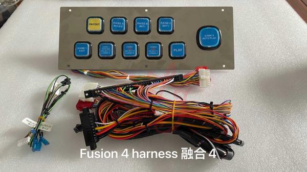 Fusion 4 Buttons Panel Dragon Iink Full Kit Wiring Harness Cable Cheery Master Kits For Sale
