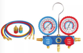 First-Class 134A Pressure gauge set, metal handle, explosion-proof bottle opener 2196 pipe pressure 600PSI-3000PSI