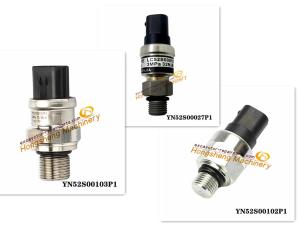 YN52S00027P1/103P1/102P1For Kobelco SK200-5/6/8 (high and low pressure) pressure sensor