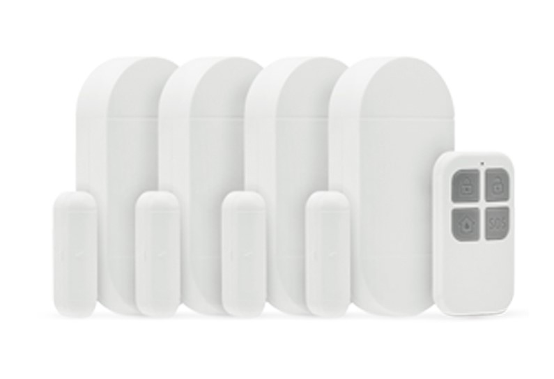 433.92MHz Window Door Security Alarms , Magnetic Window Sensors For Alarm Systems