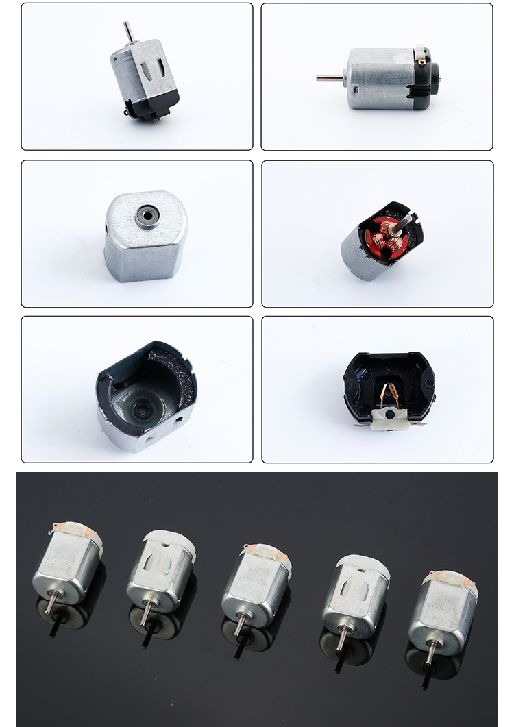 Faradyi Customized 3V High Torque High Speed 130 DC Motor Intelligent Rc Hobby for Diy Mini Fan