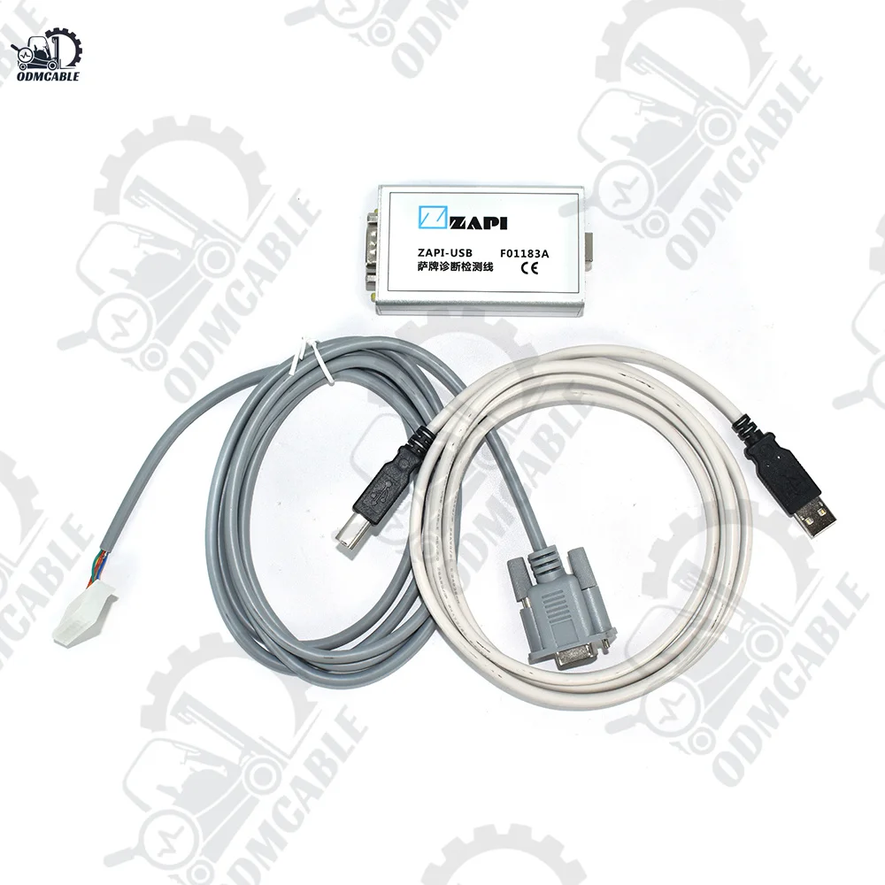 For ZAPI Programmer F01183A Data Cable Zapi Console Software ZAPI-USB Electric Controller Diagnostic Tools With CF19 Lap