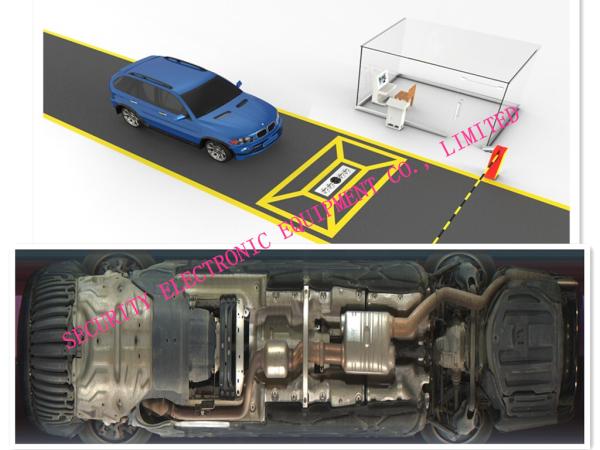 Quality Anti-fog High - Resolution Under Vehicle Surveillance System For Government Buildings for sale