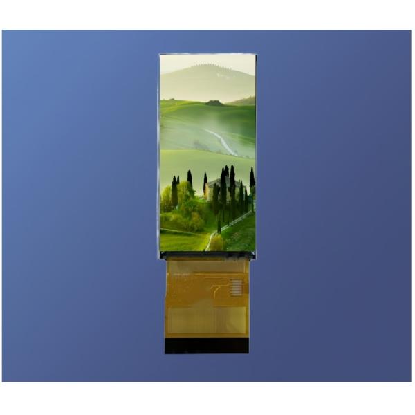 2.35 Inch Bar Type Tft Lcd 222*480 Resolution MIPI/RGB/SPI Interface 500c/D Brightness