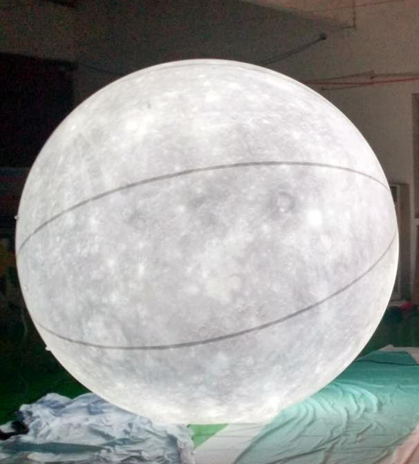 Custom size Inflatable Solar System Planet Balloon LED Lighting hanging Inflatable Planets