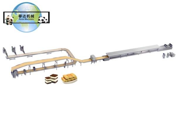 Full Automatic Swiss Roll and Layer Cake Production Line, Swiss Roll and Layer