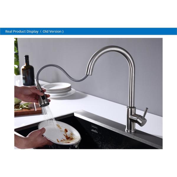 Touch Sensitive Kitchen Bar Faucets Deck Mounted IPX5 Safe Protection