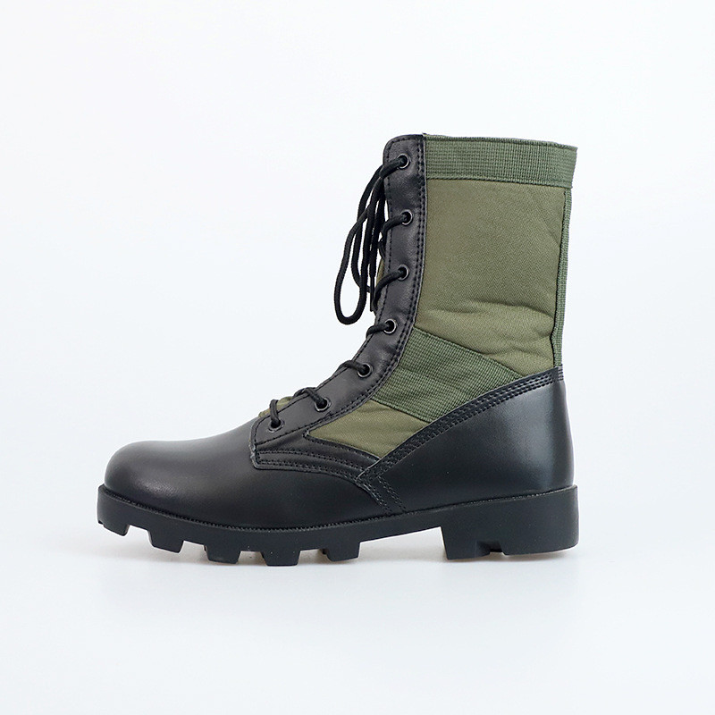 High Quality Men's Tactical Work Boots Black Combat Boots For Motorcycle Hiking Defense Shoes