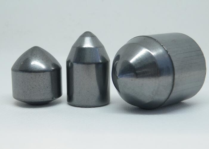 Cone Shape Tungsten Carbide Buttons High Wear Resistance For Coal Mining