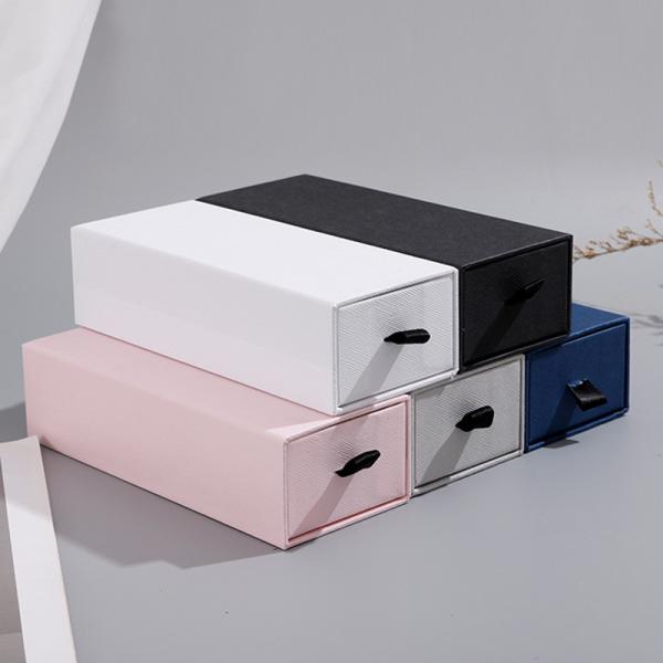 Quality Luxury Drawer Gift Paper Cardboard Custom Logo Printed Cosmetic Packaging Box for sale