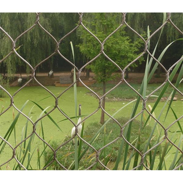Stainless Steel Wire Rope Mesh x tend mesh AISI 316L zoo mesh