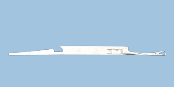 Computerized flat knitting machine transfer point