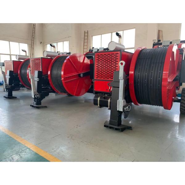 77kw(103hp) Max Tensioner 9Ton Transmission Line Stringing Equipment