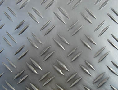 Non Slip Diamond Tread Aluminum Plate Pointer Shape Lightweight 1.0 - 8mm Length