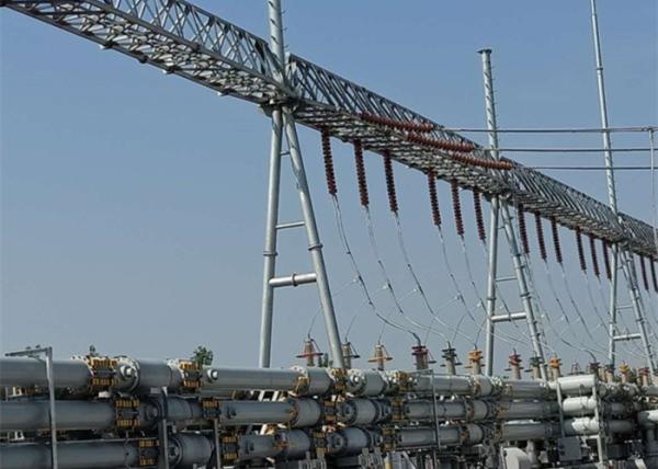 Quality A Frame Dead End Substation Structure Customized Design For Electric Power Station for sale