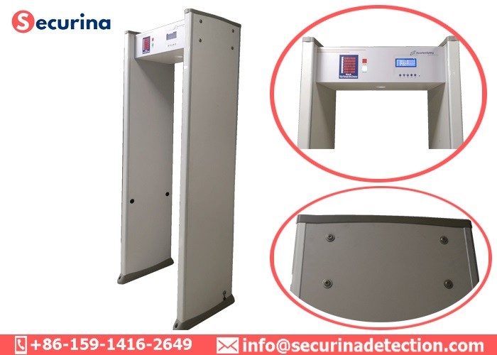 700 Mm Through Size Metal Detector Door 0-200 Sensitivity Level With English Menu LCD