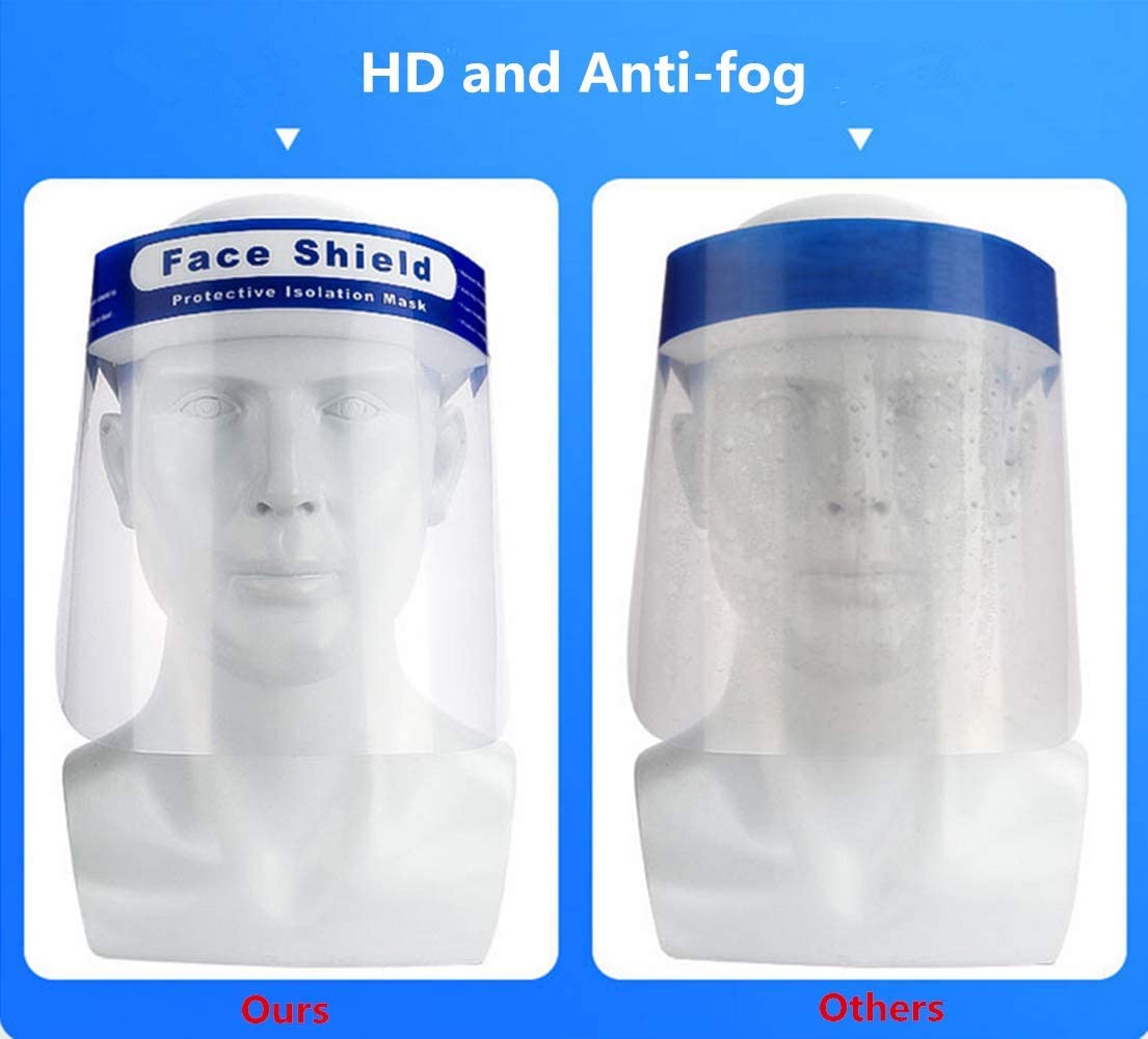 Anti Fog Full Face Shield , Chemical Resistant Face Shield 0.25mm Thickness Material