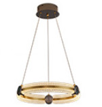 Romantic Acrylic Lampshade Modern Ring Custom Chandelier Soft And Non Glaring