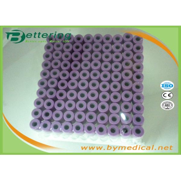 Disposable Blood Collection Supplies , Edta Blood Collection Tubes Lavender Purple Top