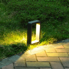 IP54 Sensor Garden Lights Solar Bollard Pathway Lights LED Lawn Lamp