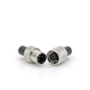 ROHS 5mm IP67 Waterproof M5 4 Pin Connectors For Electrical