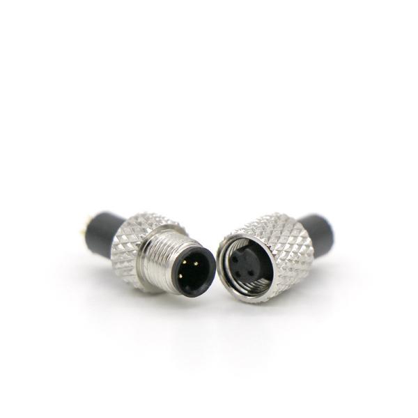 Quality ROHS 5mm IP67 Waterproof M5 4 Pin Connectors For Electrical for sale