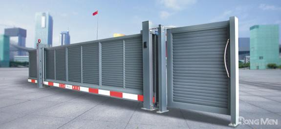Quality Powder Coating Automatic Motorized Cantilever Gate with Anti- Collision IR Sensor for sale