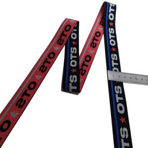 China High Tenacity Jacquard Elastic Webbing 2cm-6cm Nylon Elastic Black wholesale