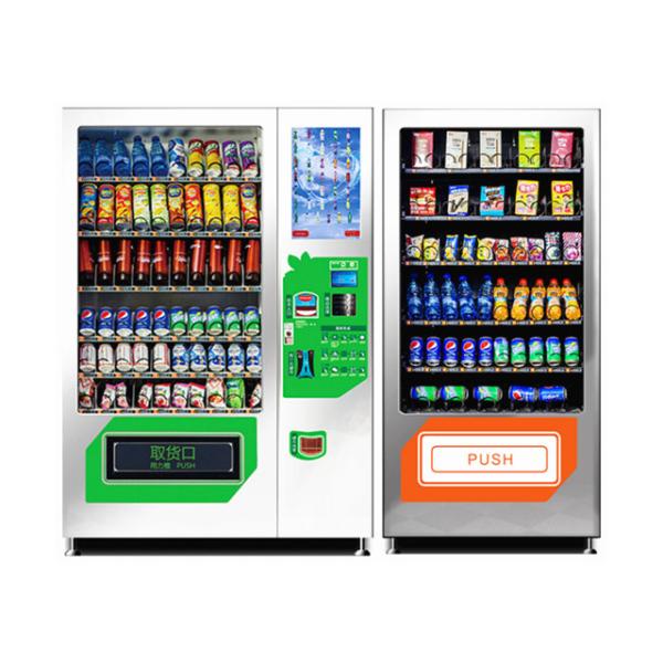 Touch Screen Snack And Soda Combo Vending Machine With Elevator