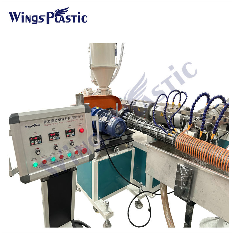 PVC Spiral Reinforced Suction Hose Pipe Manufacturing Process Extrusion Making Machine