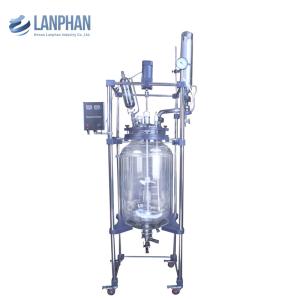 Stainless Steel 200W Adhesive Pyrex Lab Glass Reactor