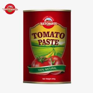 China Compliance With Stringent Quality Control ISO  HACCP BRC  And FDA Guidelines Is Assured In Every 400g Can Tomato Paste wholesale