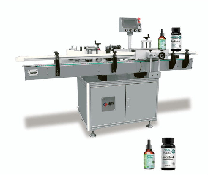 Self Adhesive Labeling Machines Labeler PLC control, wine bottles labeling, cans labeling