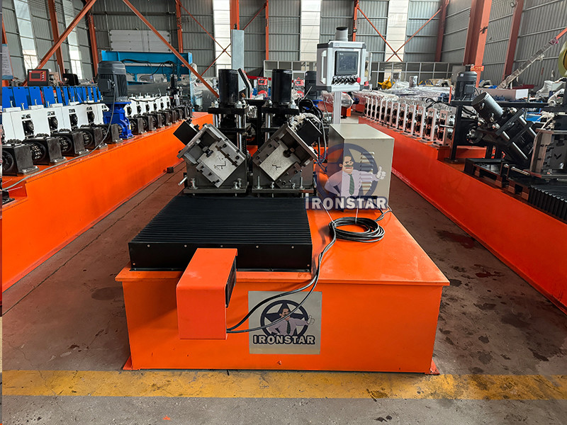 Automatic shadow wall angle 2 in 1 roll forming machine in UAE Angle and U stud 2 in 1 roll forming machine c channel roll forming machine C stud roll
