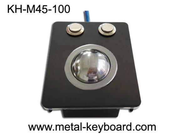 Quality Rugged Industrial Pointing Device Panel Mount 38mm Metal Trackball No Noise for sale