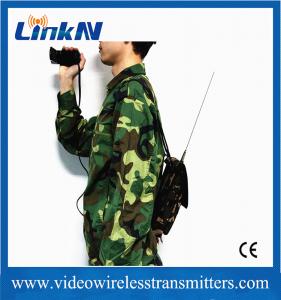 Military Tactical Manpack COFDM Transmitter HDMI & CVBS Two-way Intercom AES256 Encryption 2W Output Power