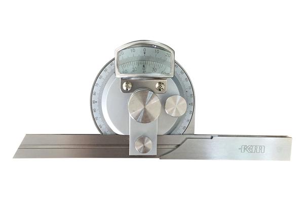 Quality KM 0-360 Degree Universal Bevel Protractor With Magnifier for sale