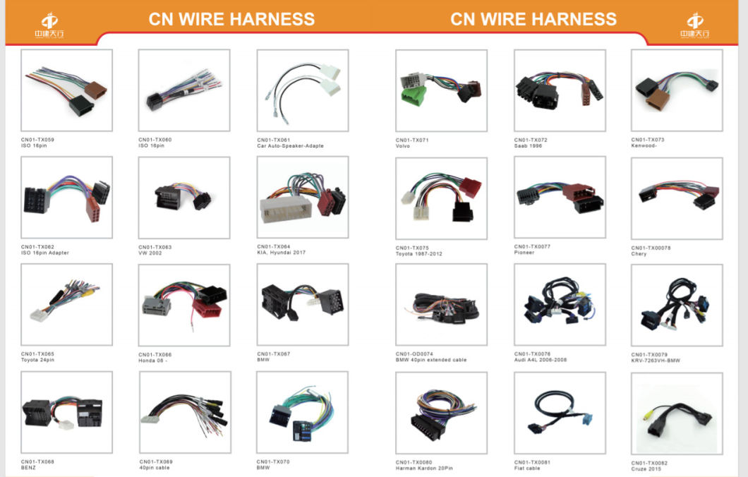 Car Audio Systems Speaker Wiring Harness Cable for BMW DSP Wire Harness