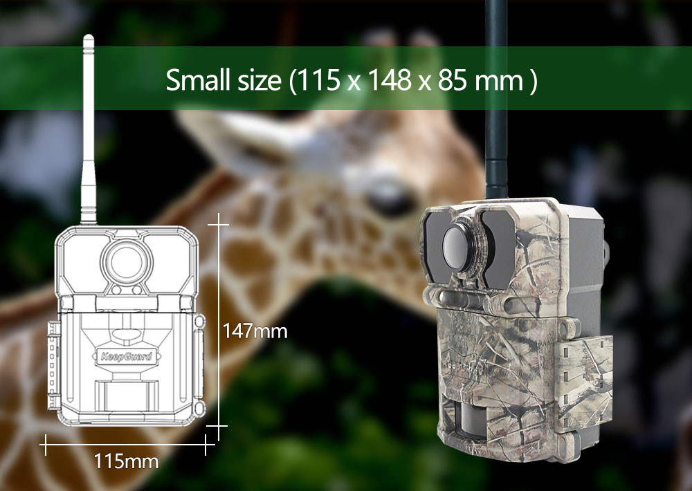 100% Wireless 4G Trail Camera With Free Android And IOS APP Control