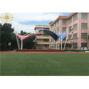 Large Space Tent Structure Architecture Heat Resistant Tension Fabric Building