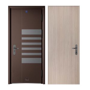 China Aluminum Villa Entrance Door 90mm Leaf Thickness Swig left wholesale