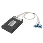 Dual Fiber 4 Channels CWDM Mux Demux 1270 to 1330nm 1.0dB Typical IL LC UPC ABS