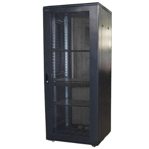 Quality 19 Inch Data Center Used Indoor Wall Mount Server Rack With One Fan And Shelf for sale