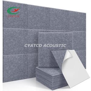 CYATCO 12X 12 Square Fiber Wall Panel Sound Proof Foam Panels Easy To Cut Size