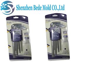 China Metric Ball End L Wrench Hexagonal Keys Tools Kit 9pcs Chrome Plated High Hardness wholesale