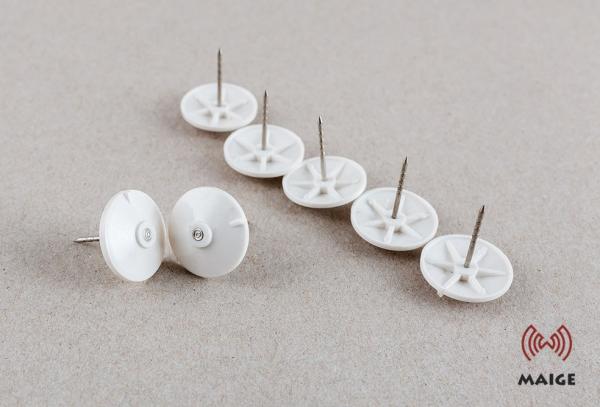Quality EAS Security Tag Metal Flat Head Pins Easy Carry And Use Long Life Span for sale