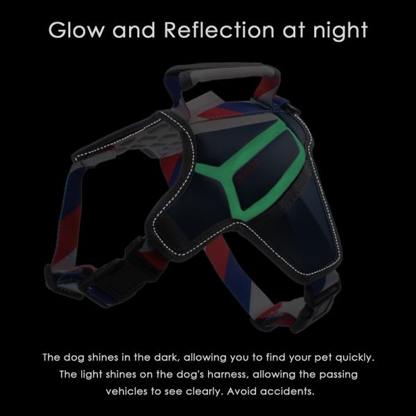 Adjustable Reversible Soft Breathable Pet Smart Harness