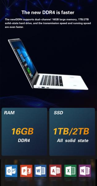 Gaming 15.6 Inch Intel Core I7 1280p Laptop 1920x1080 4GB RAM 64GB ROM